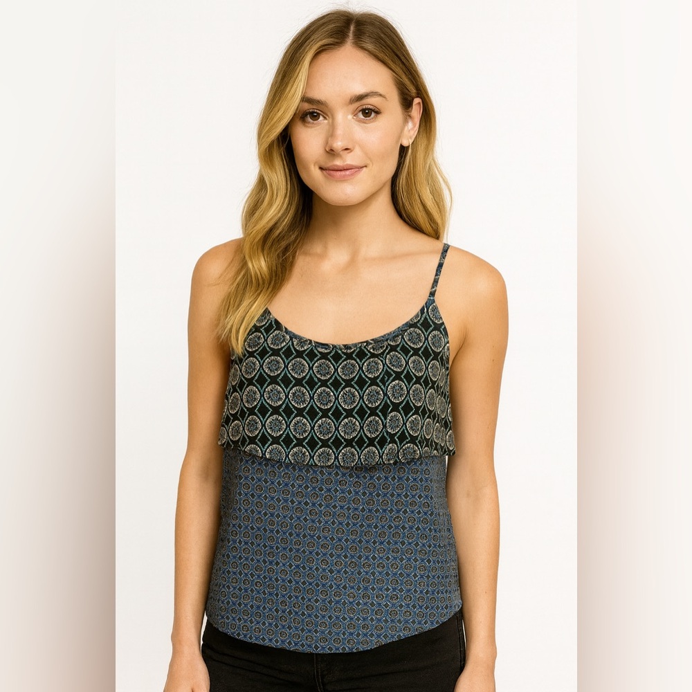 Japna ethnic layered summer tank top